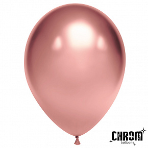 Хром 12""(30см) розовое золото (Chrome Metallic/ ROSE GOLD) 50шт/уп