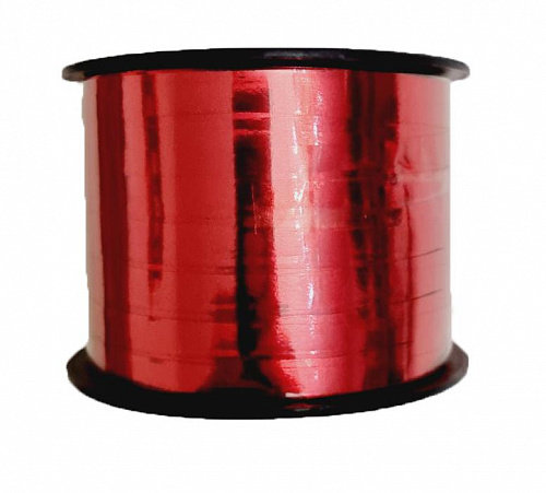 ЛЕНТА ДЛЯ ШАРИКОВ - metallic SP01 (RED)  красный (228м)