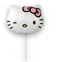 FM фигура 902889 Голова Hello Kitty МИНИ 14" фольгированный шар 