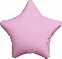 Agura звезда 19'/ сатин (мистик) -розовый фламинго 221301 Фольга